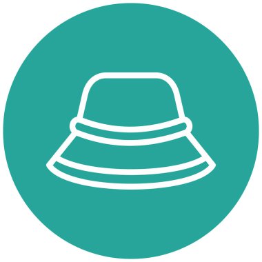 Şapka. Web simgesi basit illüstrasyon