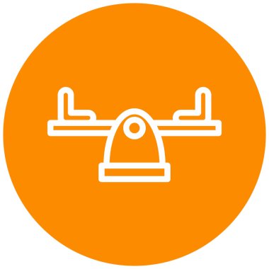 Bir gemi simgesinin vektör çizimi