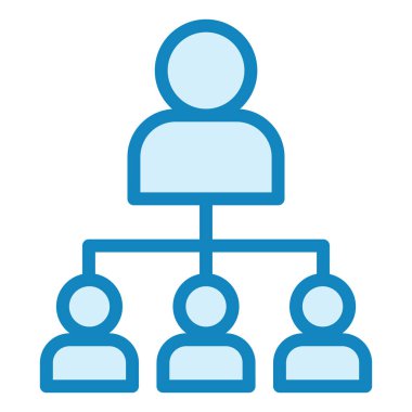 Yönetici. Web simgesi basit illüstrasyon 