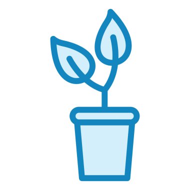 Bitki. Web simgesi basit tasarım