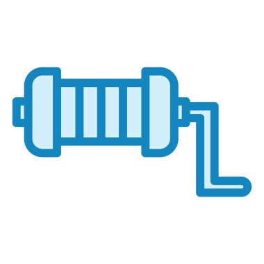 Olta makarası modern ikon vektör çizimi 