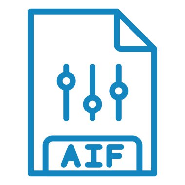 dosya biçimi simgesi, vektör illüstrasyonu