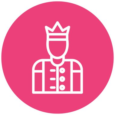 Bir polis memuru simgesinin vektör çizimi