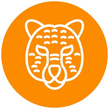 hayvan modern ikon vektör illüstrasyonu