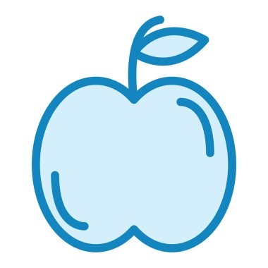 elma ikonu vektör illüstrasyonu 