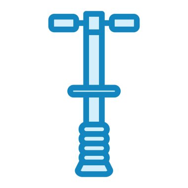  Pogo Çubuğu modern ikon vektör çizimi 