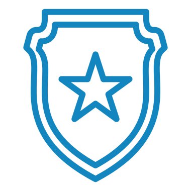 kalkan simgesi, vektör illüstrasyonu