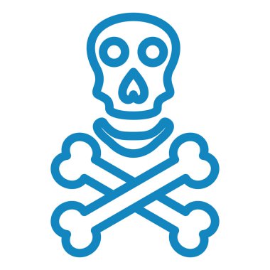 kurukafa vektörü ince çizgi simgesi