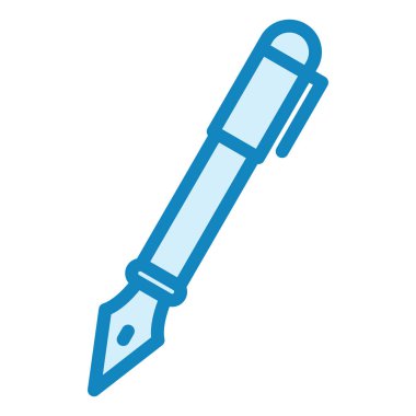  Dolma kalem simge vektör çizim