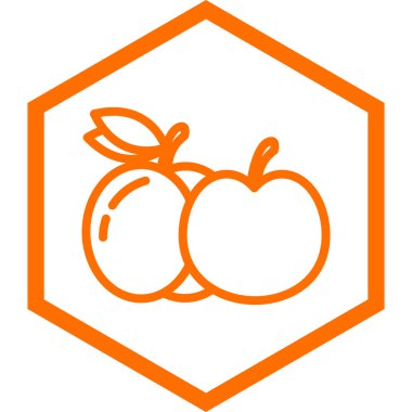 Gıda simgesinin vektör illüstrasyonu