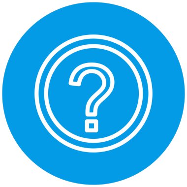 soru işareti simgesi, vektör illüstrasyonu