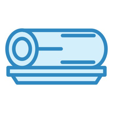 Yuvarlak kek. Web simgesi basit illüstrasyon