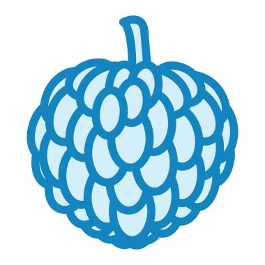 Muhallebi apple simge vektör çizim 