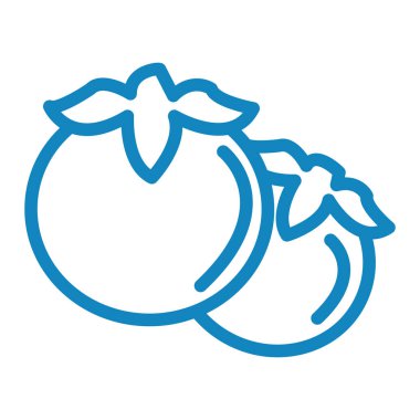 tek kalp simge vektör çizim