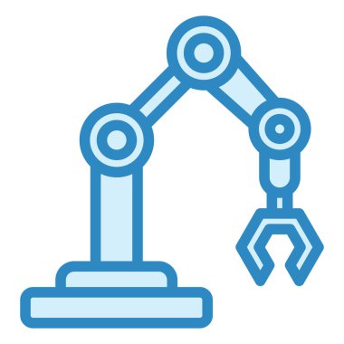 Robot kol ikonu. Web tasarımı için robot el vektör çizimi sembolü