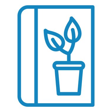 bitki simgesi vektör illüstrasyonu