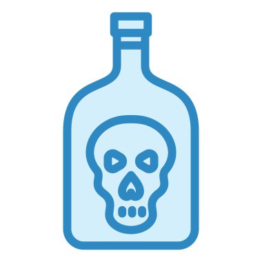 Zehir. Web simgesi basit tasarım