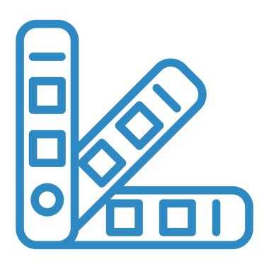 Pantone modern simge vektör illüstrasyonu  