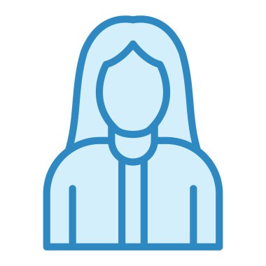 Moda tasarımcısı. Web simgesi basit illüstrasyon