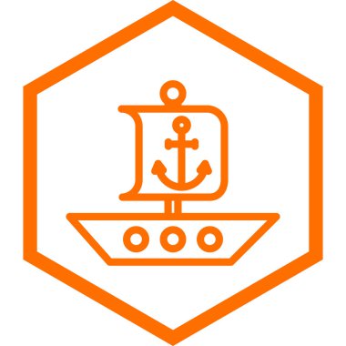 Geminin modern simgesinin vektör çizimi