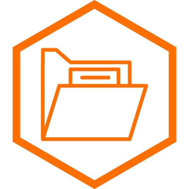 Dosya. Web simgesi basit illüstrasyon