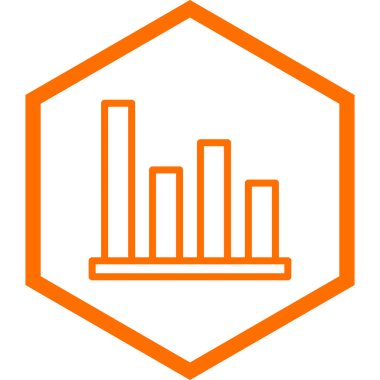 Bar çizelgesi. Web simgesi