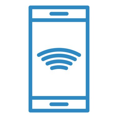 cep telefonu ikonu vektör illüstrasyonu