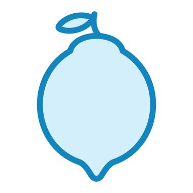 limon simgesi vektör illüstrasyonu 