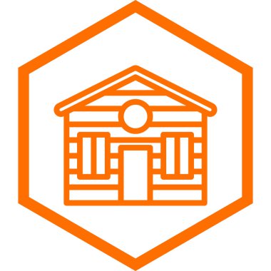 Modern b 'nin vektör illüstrasyonu depo simgesinden yoksun