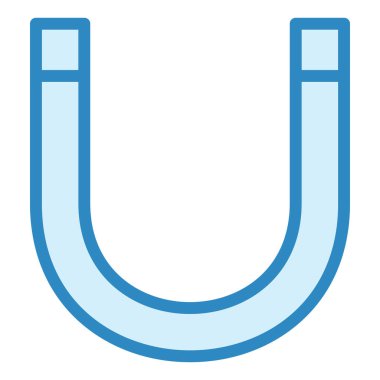 Mıknatıs Web simgesi basit illüstrasyon