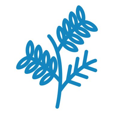 Bitki. Web simgesi basit illüstrasyon