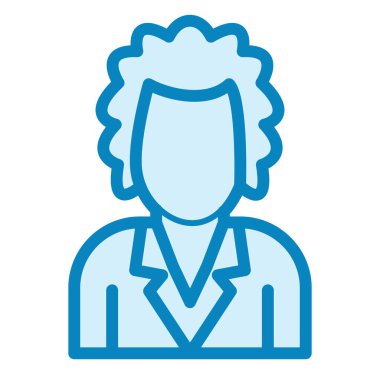 Adamım. Web simgesi basit illüstrasyon