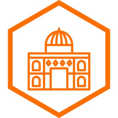 Yapı simgesinin vektör illüstrasyonu