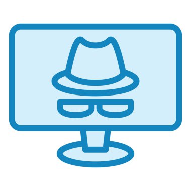 Casus yazılım. Web simgesi basit illüstrasyon 