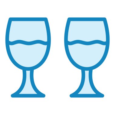 İçkiler. Web simgesi basit illüstrasyon 