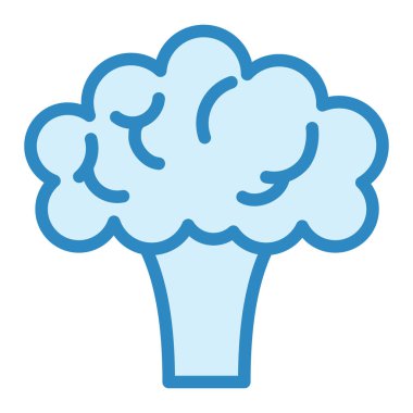 Brokoli. Web simgesi basit illüstrasyon 