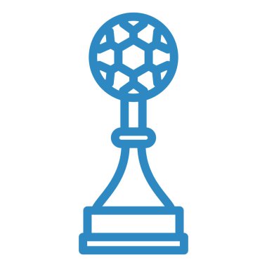 futbol kupası vektör illüstrasyonu