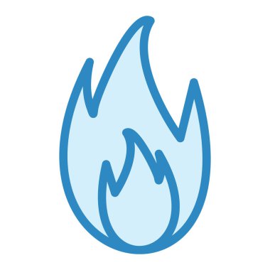 ateş alevi simgesi vektör illüstrasyon tasarımı