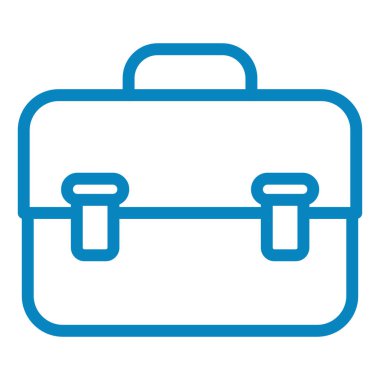 Çanta. Web simgesi basit tasarım