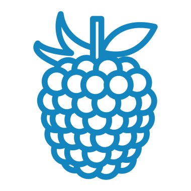 ahududu ikonu vektör çizimi