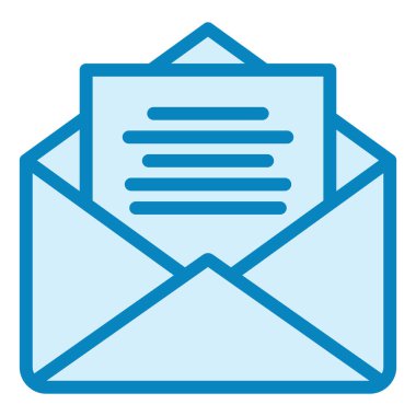 Mektuplar. Web simgesi basit tasarım 