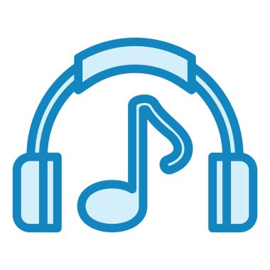 Müzik Yapıcı Uygulaması Modern ikon vektör çizimi 