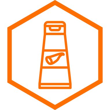 Petrol pompası simgesinin vektör illüstrasyonu