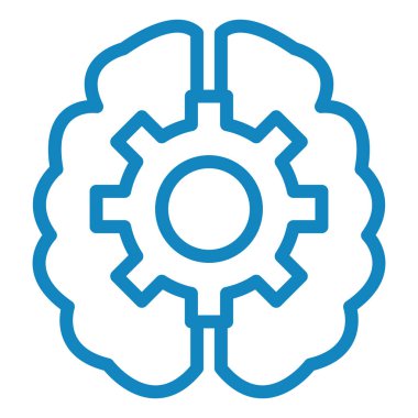 Beyin fırtınası. Web simgesi basit illüstrasyon 