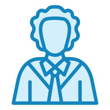 Yargıç modern simge vektör illüstrasyonuName