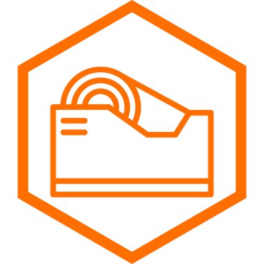 Tek bir simgenin vektör illüstrasyonu