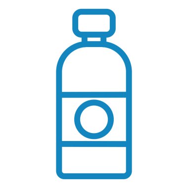 Şişe. Web simgesi basit illüstrasyon