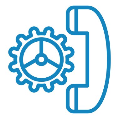 dişli simgesi vektör illüstrasyonu