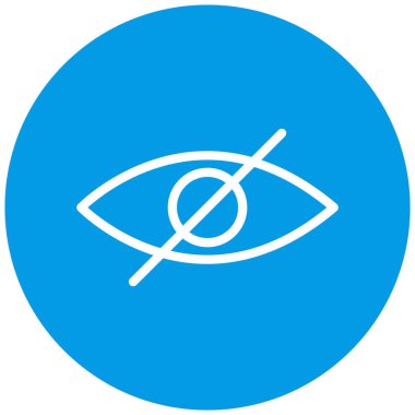 Göz simgesi vektör illüstrasyonu