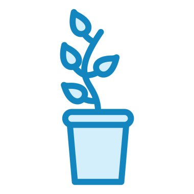 bitki simgesi vektör illüstrasyonu